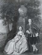 Francis Hayman, Portrait of Mr and Mrs George Rogers